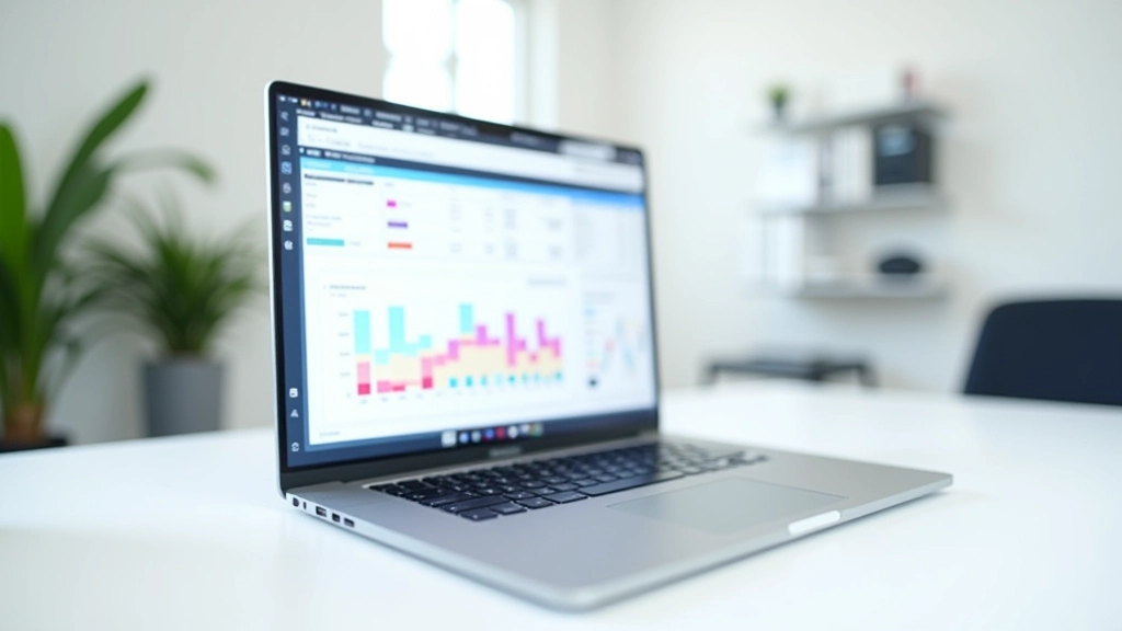 Kompjuterski ekran sa otvorenim spreadsheet-om s grafikonima i bojenim stupcima podataka